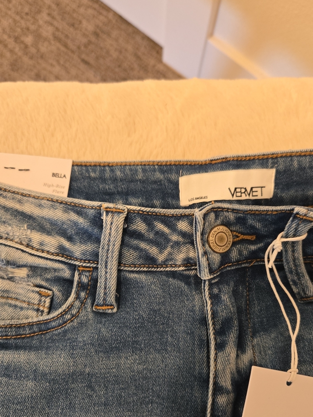 Vervet Bella High Rise Flare Jeans - Picture 3 of 8